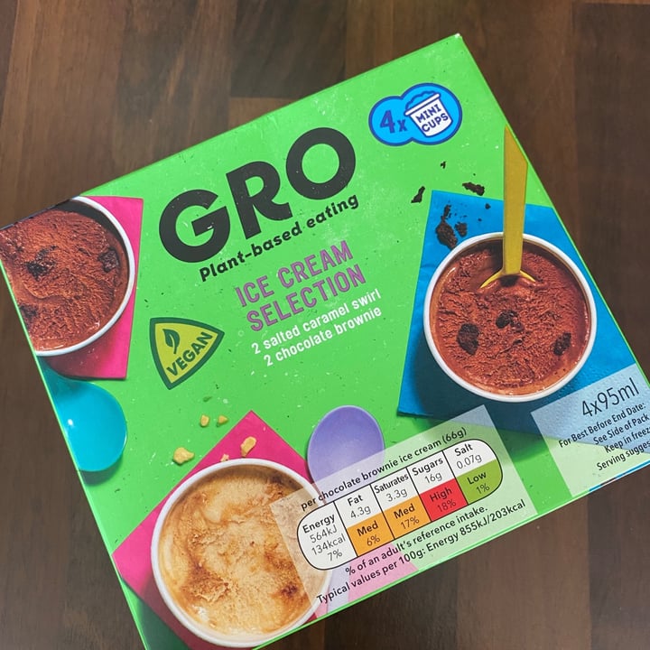 photo of GRO Chocolate brownie ice cream shared by @emmysea on  31 May 2021 - review