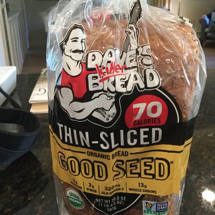 photo of Dave's Killer Bread Thin-Sliced Good Seed shared by @vgnorgngrl on  12 Sep 2020 - review