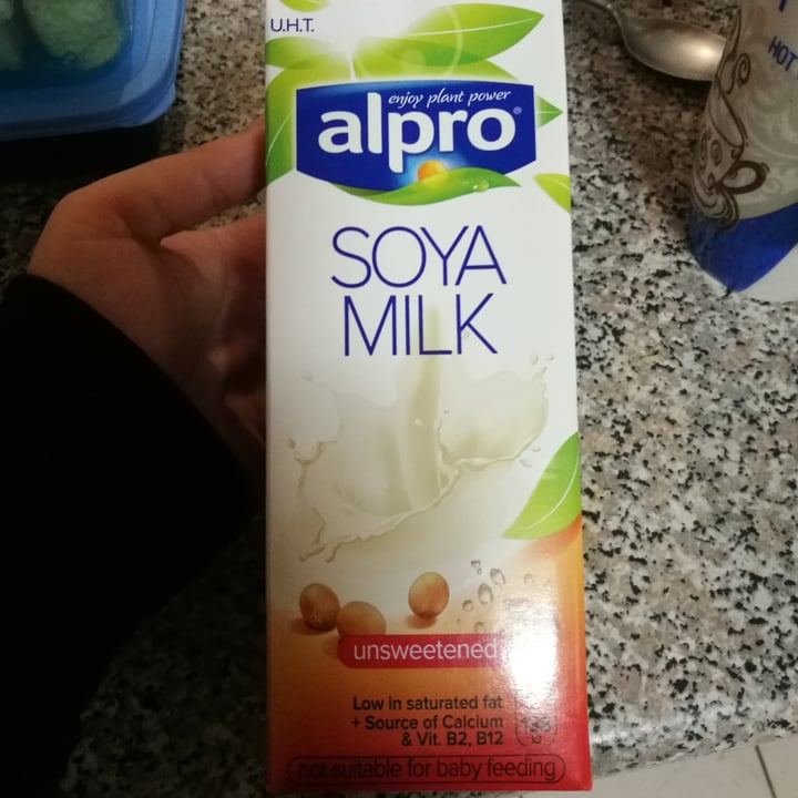 photo of Alpro Soya Milk Unsweetened shared by @heardaboutme on  09 Nov 2020 - review