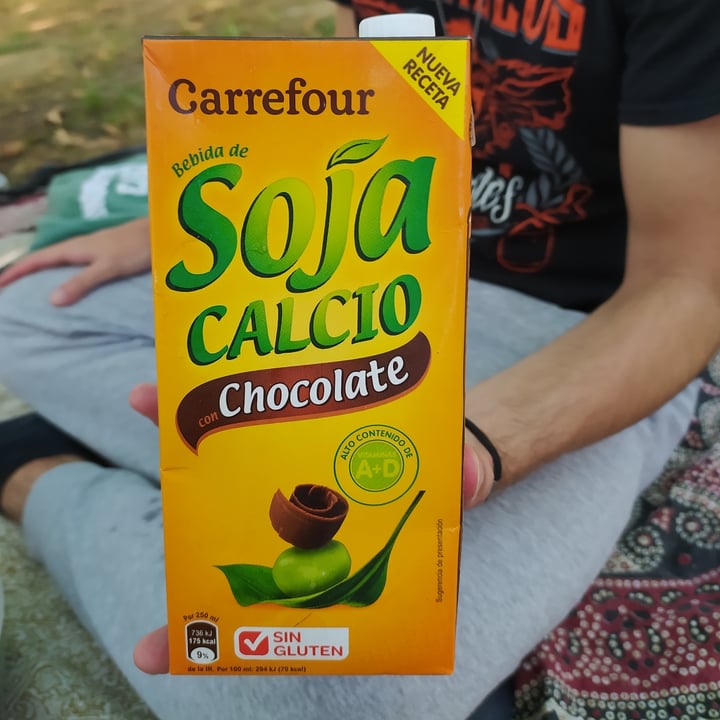 photo of Carrefour Bebida de soja chocolate shared by @rociobuciegas on  13 Aug 2020 - review