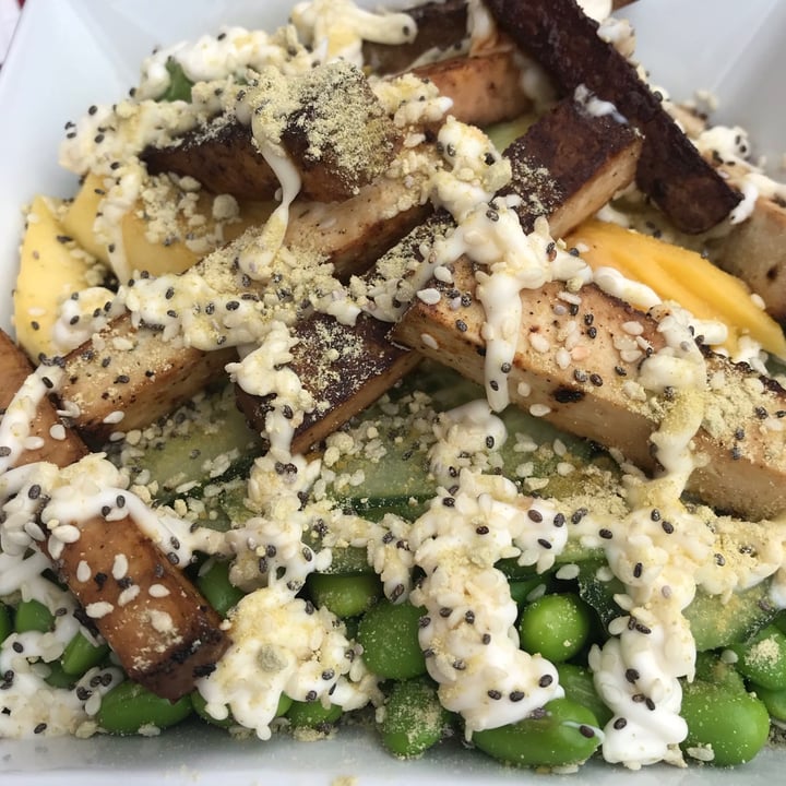 photo of buchbar - cafe & restaurant TOFU POKE BOWL - VEGAN shared by @lunaleeat on  11 Jun 2021 - review