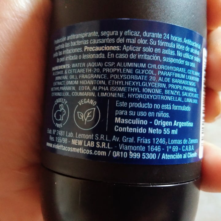 photo of Violetta cosméticos Desodorante a bolilla shared by @biancaro on  25 Feb 2021 - review