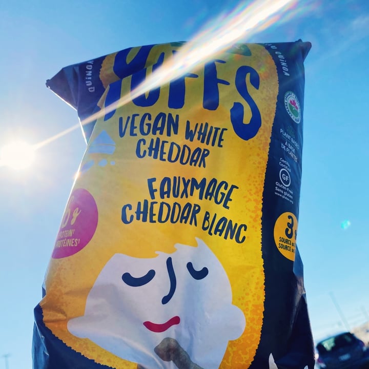 photo of GoGo Quinoa Vegan White Cheddar Puffs shared by @elysesimpson on  08 Mar 2021 - review