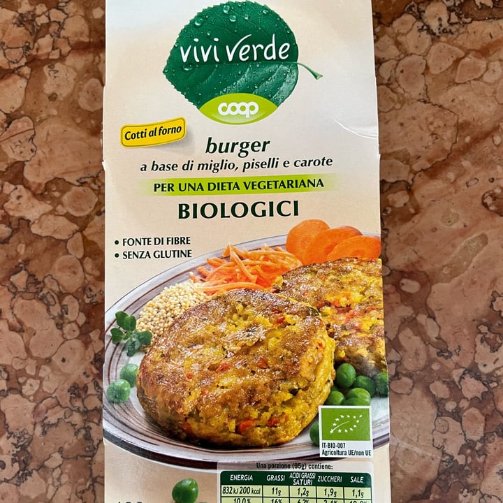 review photo of Vivi Verde Coop Burger di Miglio Piselli e Carote shared by @federicareganzani on 24 Sep 2022 - review