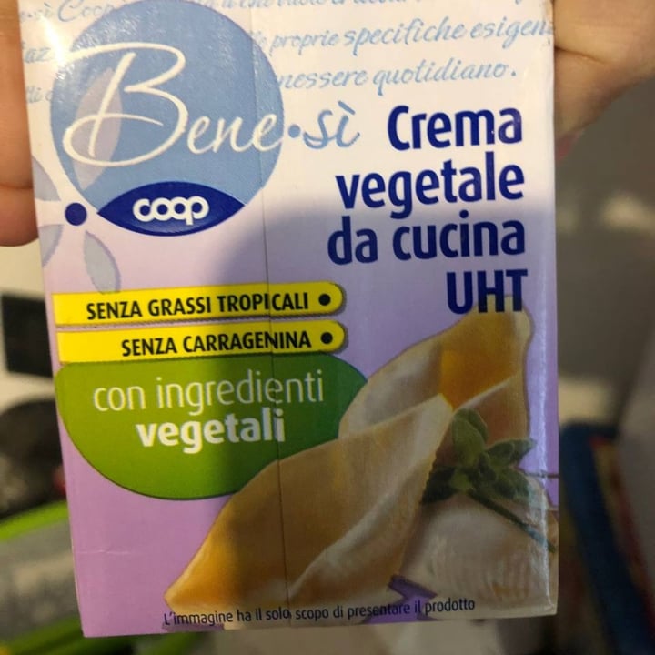 photo of Bene.Si coop Crema Vegetale da Cucina UHT shared by @andreasic on  09 Dec 2021 - review