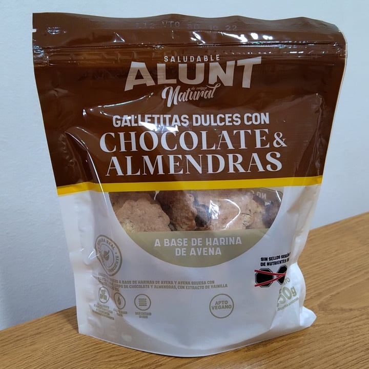 photo of Alunt Natural Galletitas Dulces Con chocolate Y Almendras shared by @amem0rteh on  21 Mar 2022 - review