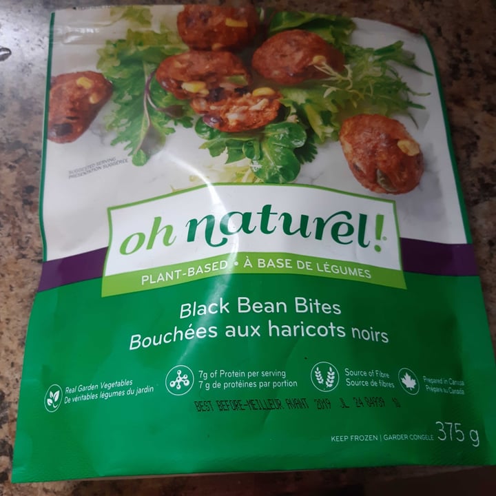 photo of oh naturel! Black Bean Bites shared by @kris1 on  19 Jun 2021 - review