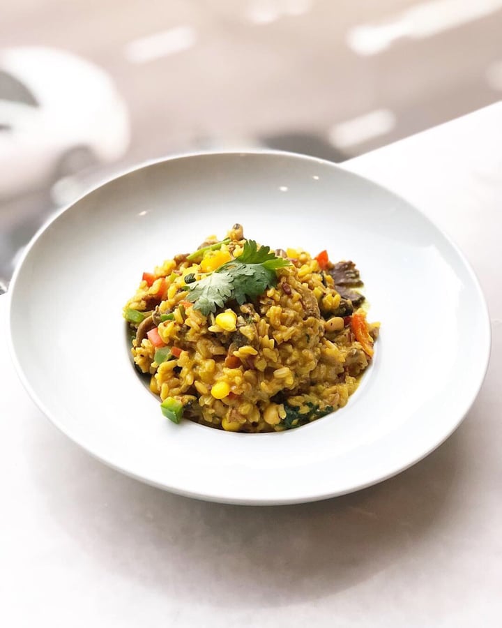 photo of Real Food Mushroom and Tumeric “Risotto” shared by @teoyanru on  14 Nov 2018 - review