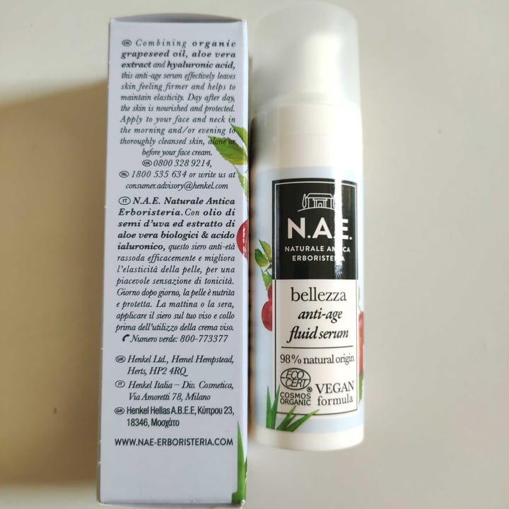 photo of N.A.E Anti-age Fluid Serum shared by @saphy89 on  17 Jun 2022 - review