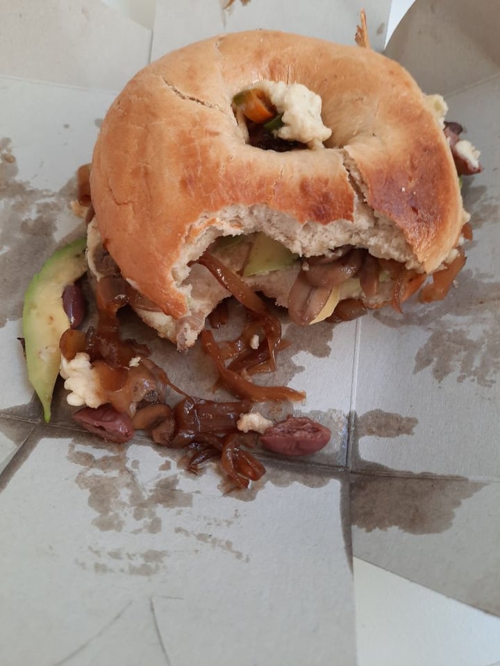 photo of Dolce Bakery Bomber bagel shared by @africandebs on  07 Aug 2020 - review
