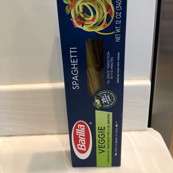 review photo of Barilla Veggie Spaghetti shared by @angiedettoni on 01 May 2022 - review