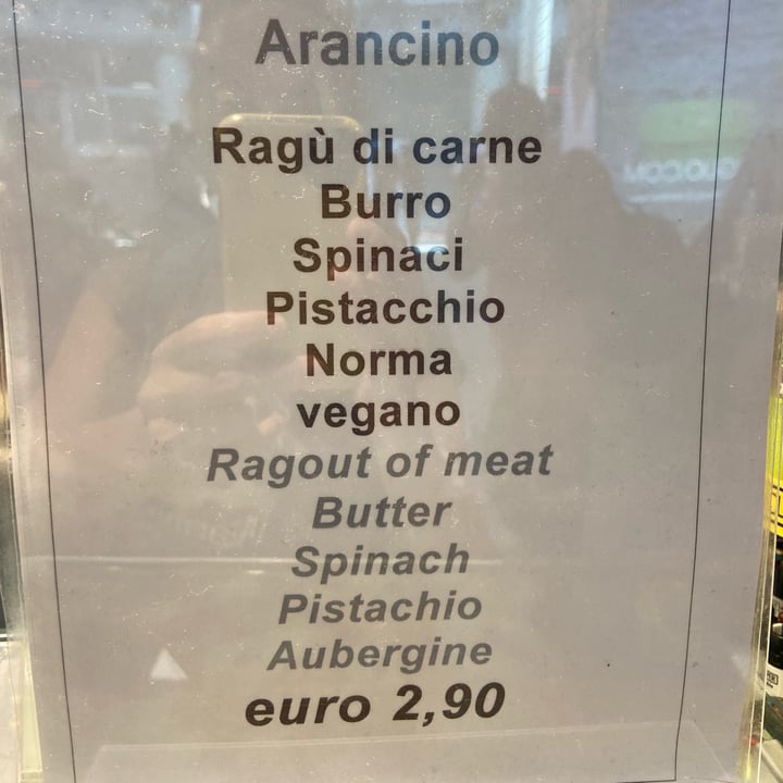 photo of Sicilia’s Bar Restaurant Arancino vegano shared by @aledece on  26 Jul 2022 - review