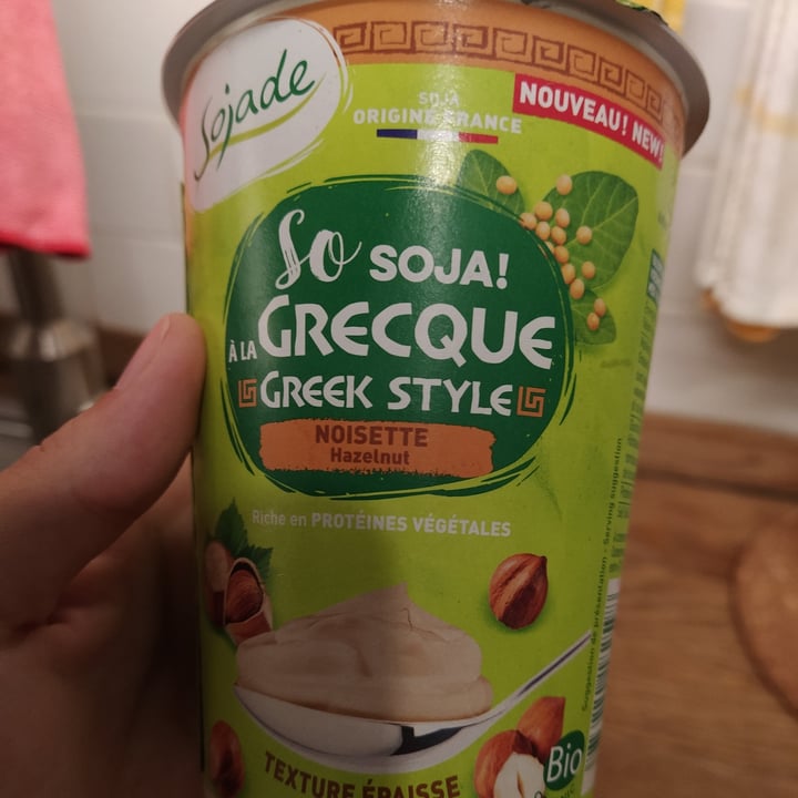 photo of Sojade So Soja! À la Grecque - Greek Style Noisette - Hazelnut Soya Yogurt alternative 400g shared by @marinasnchez on  06 Sep 2021 - review