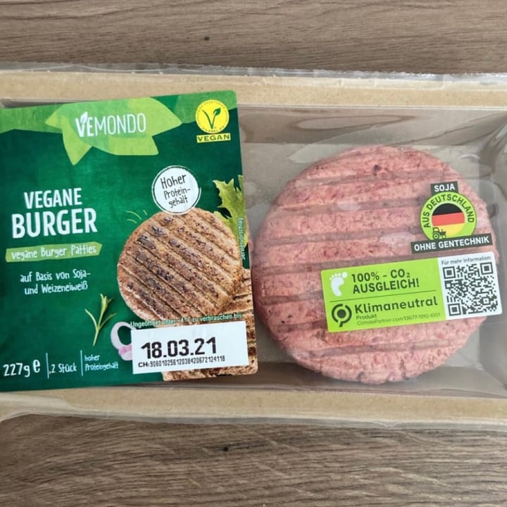 review photo of Vemondo Vegane Burger Patties shared by @lili1 on 29 Oct 2021 - review