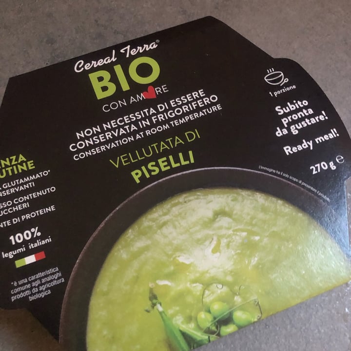 review photo of Cereal Terra Vellutata Di Piselli shared by @virginia92dp on 19 Nov 2022 - review