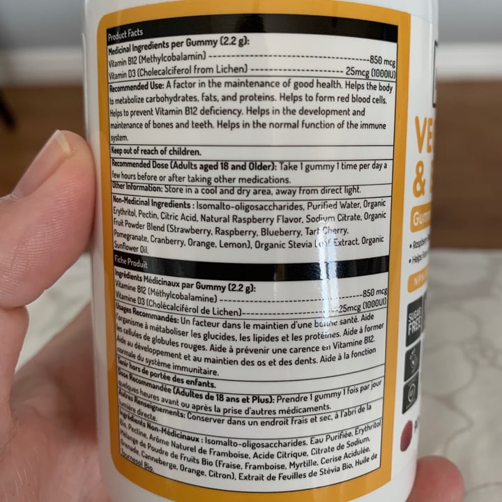 review photo of HerbaLand Vegan D3 and B12 Gummies for Adults (Sugar-free) shared by @linnyrw on 14 Jun 2021 - review