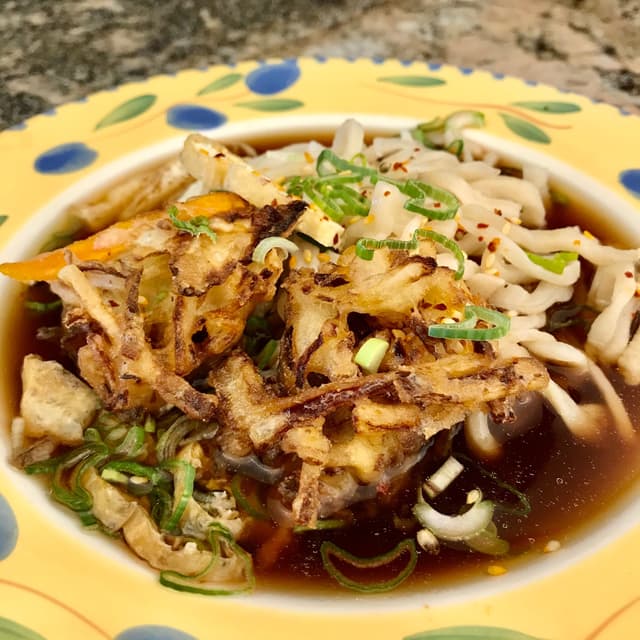 菜肴“Udon with Tsuyu”的照片