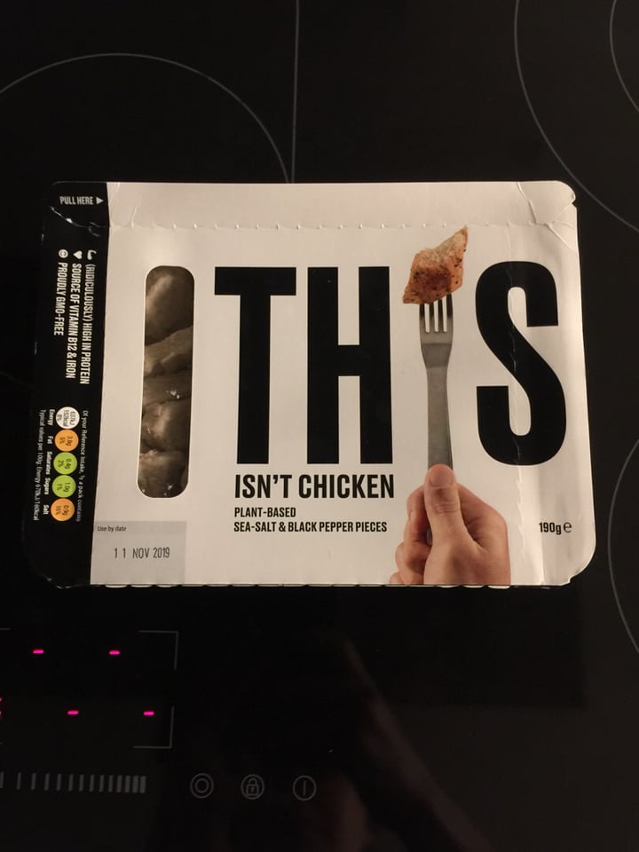 review photo of THIS This isn't Chicken Plant-Based Sea Salt and Black Pepper Pieces shared by @vythathin on 31 Mar 2020 - review