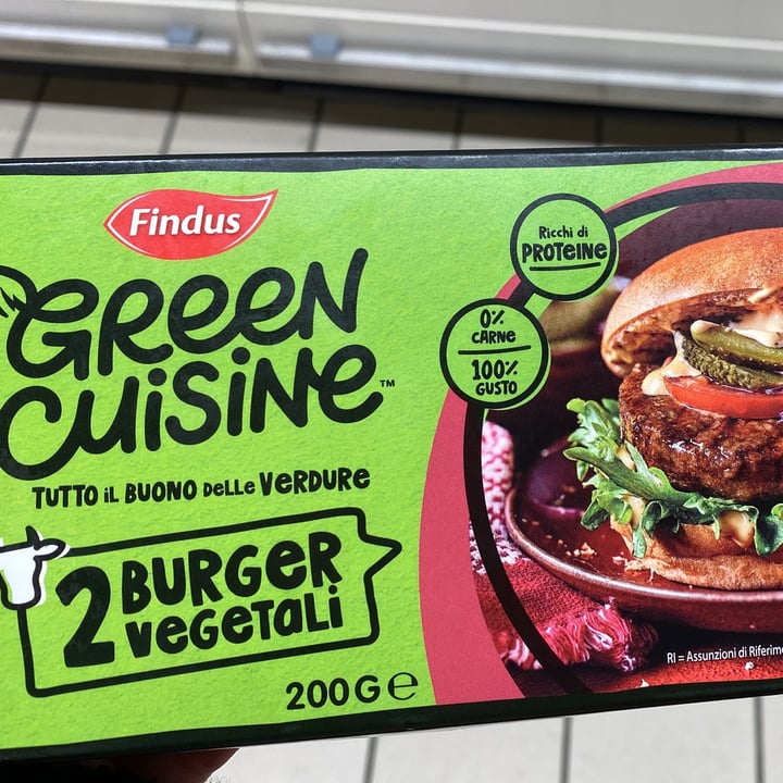 photo of Green Cuisine Burger Vegetali shared by @plantbasedeguzki on  13 Nov 2022 - review