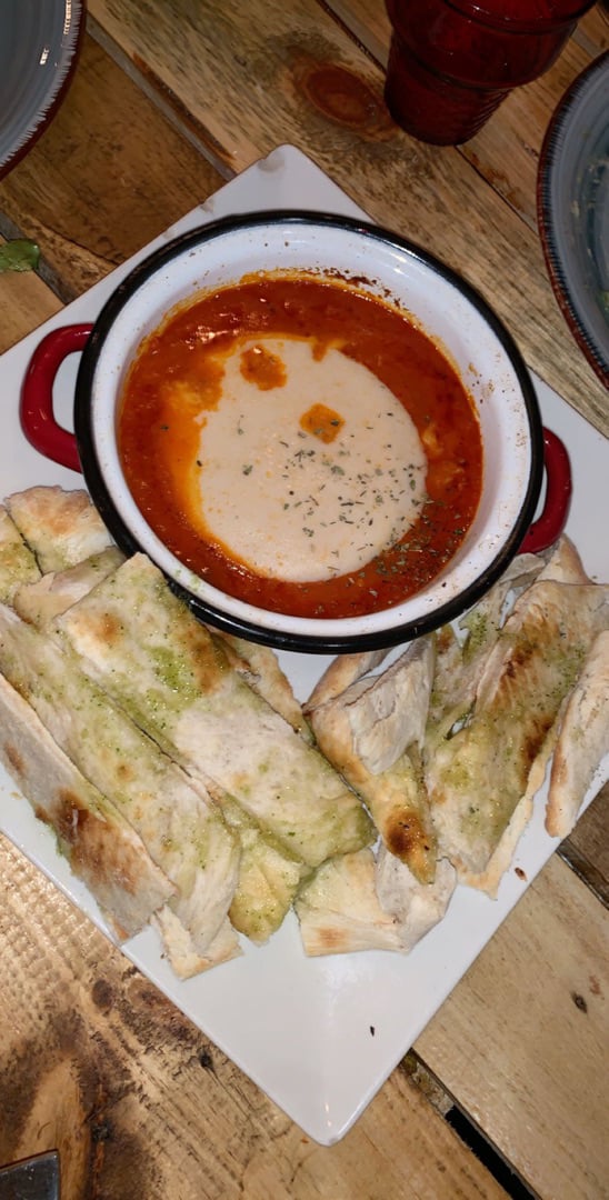 review photo of Masa madre vegan food Queso Provolone al Horno shared by @kennagaynor on 17 May 2019 - review