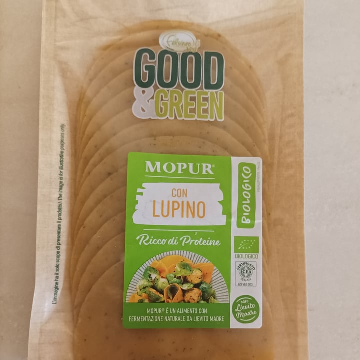 photo of Good & Green Mopur con lupino shared by @valeluce85 on  01 Sep 2022 - review