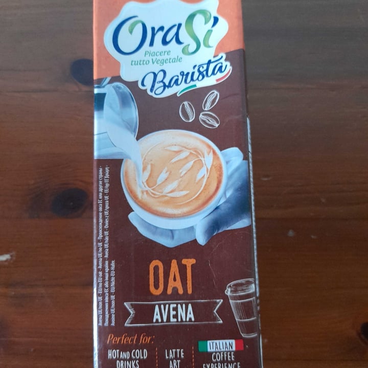 photo of OraSí Barista Oat Milk shared by @valelo on  09 Apr 2022 - review