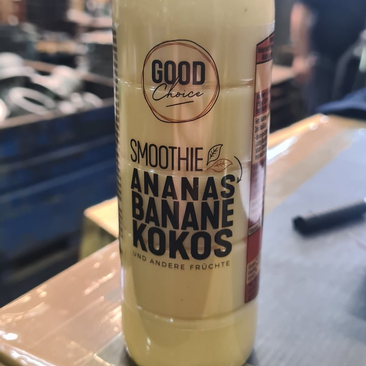 photo of Good Choice Smoothie ananas banana cocco shared by @veg83 on  23 Jun 2022 - review