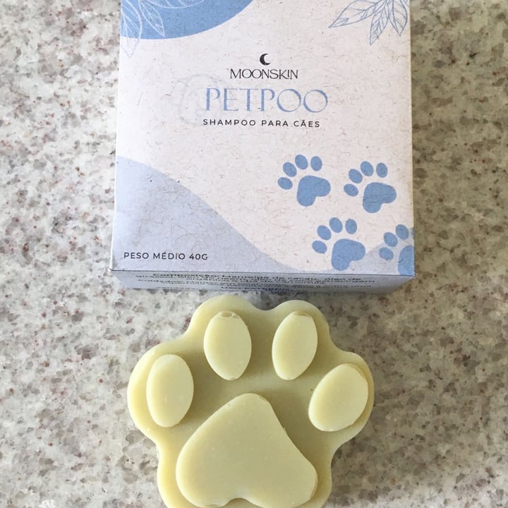 photo of Moonskin Petpoo shampoo para cães 40g shared by @lunachiarello on  23 May 2022 - review