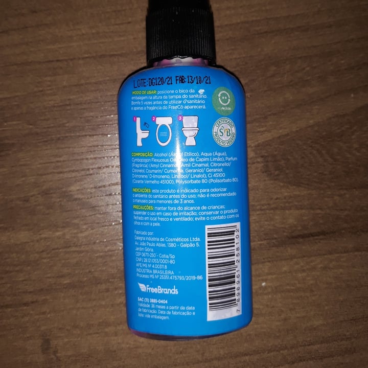 review photo of FreeCo Odorizador sanitário shared by @kellycunha on 12 Jun 2022 - review