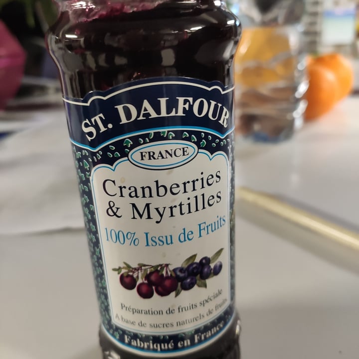 photo of St. Dalfour Confiture myrtilles crandberries shared by @sandrine on  09 Oct 2020 - review