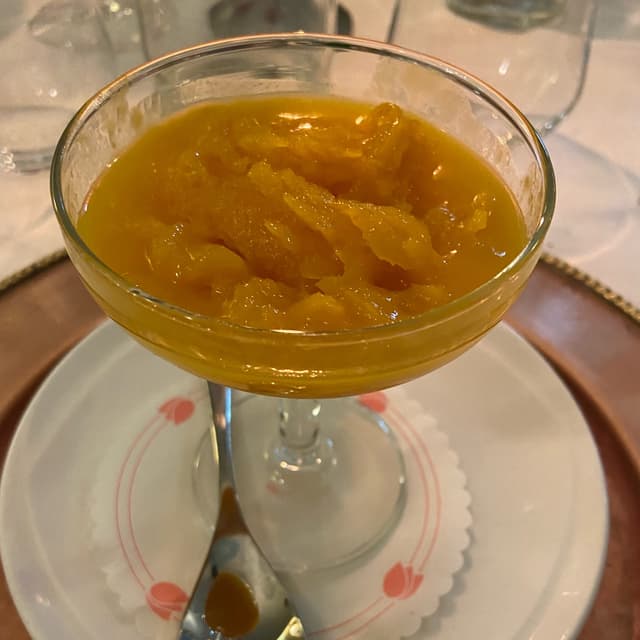 Photo of the dish “Sorbetto al mango”