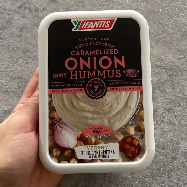 review photo of Ifantis Carmelized Onion Hummus shared by @ariveg on 23 Mar 2022 - review
