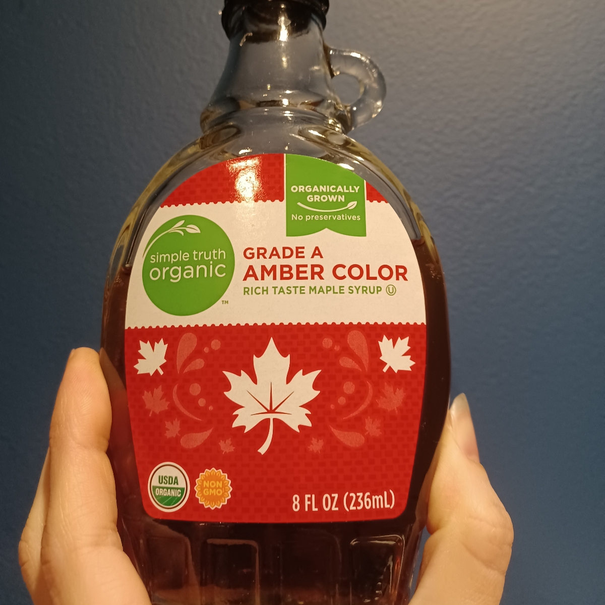 Simple truth grade a amber color maple syrup abillion