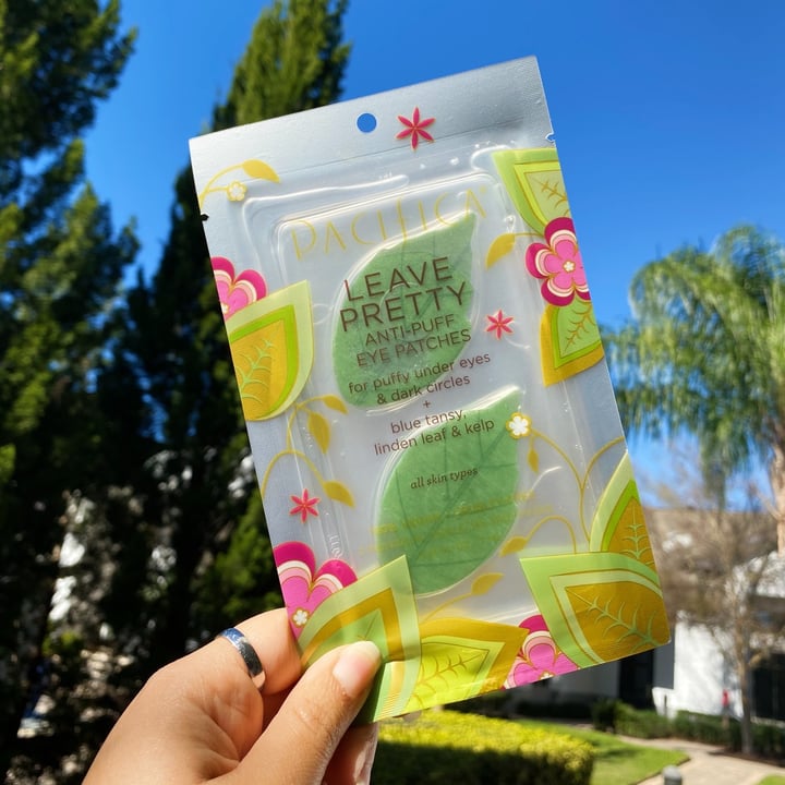 review photo of Pacifica Leave Pretty Anti Puff Eye Patches Blue Tansy shared by @valeeeryh on 04 Feb 2021 - review