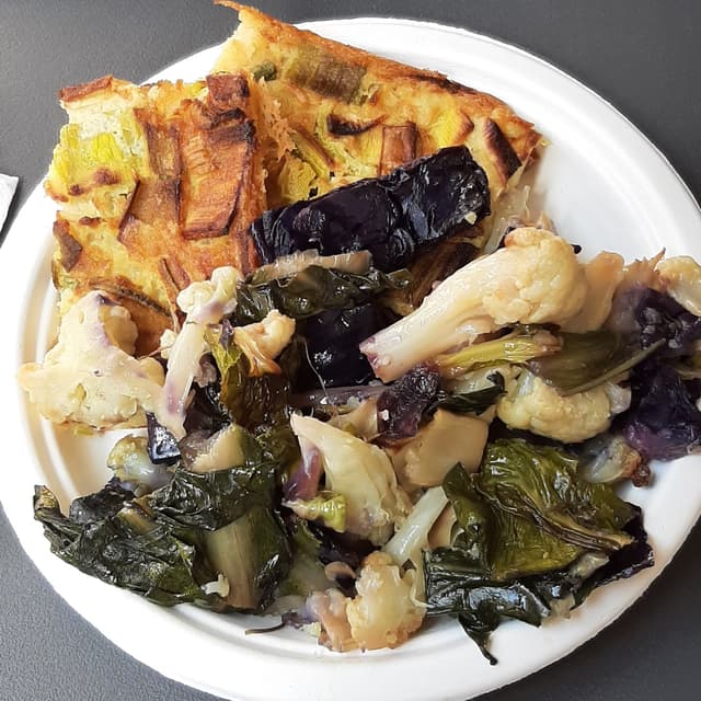 Photo of the dish “Farinata Di Ceci Con Rosmarino E Porri”