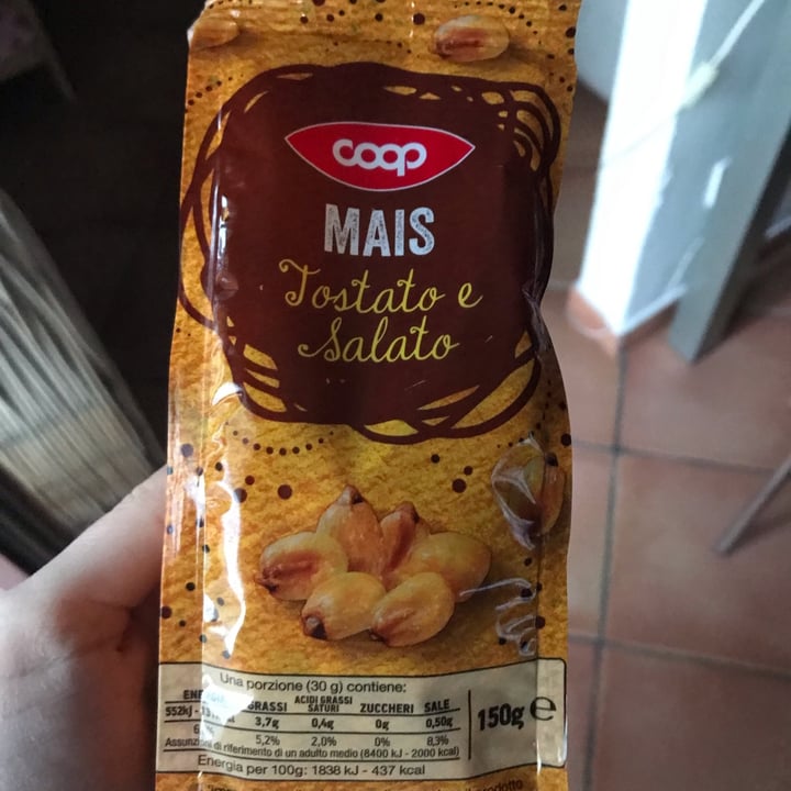 photo of Coop Mais tostato e salato shared by @nicolebozzola on  12 Mar 2022 - review