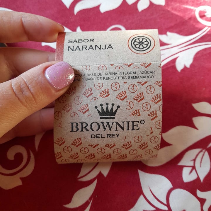 photo of Brownie del Rey Brownie con Naranja shared by @paauvegan on  14 Oct 2021 - review