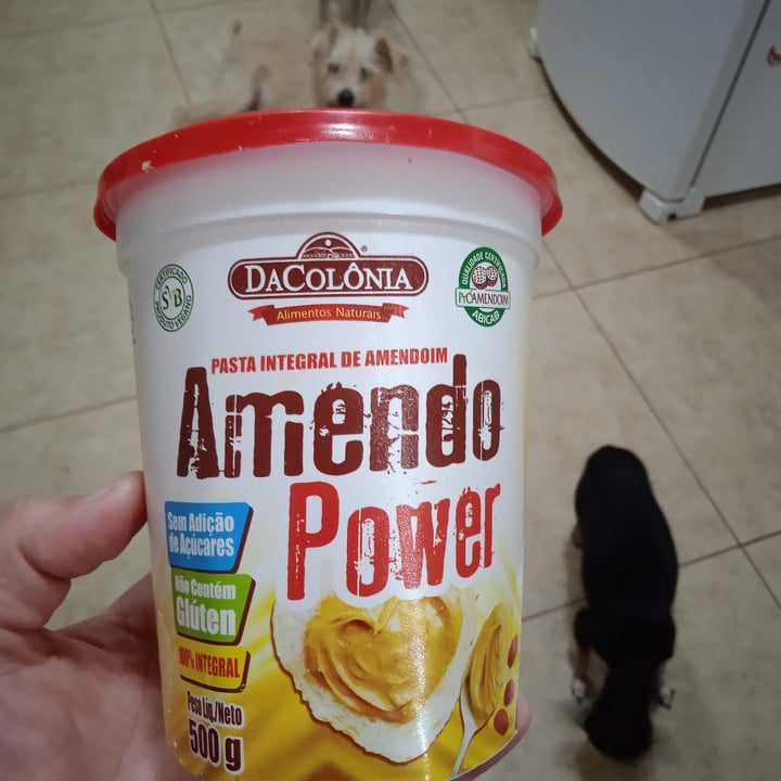 photo of DaColônia Pasta integral De Amendoim Amendo Power shared by @amandawardini on  27 Apr 2022 - review
