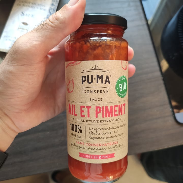 photo of Pu-ma Sauce Ail Et Piments shared by @alexcoud on  17 Jul 2021 - review