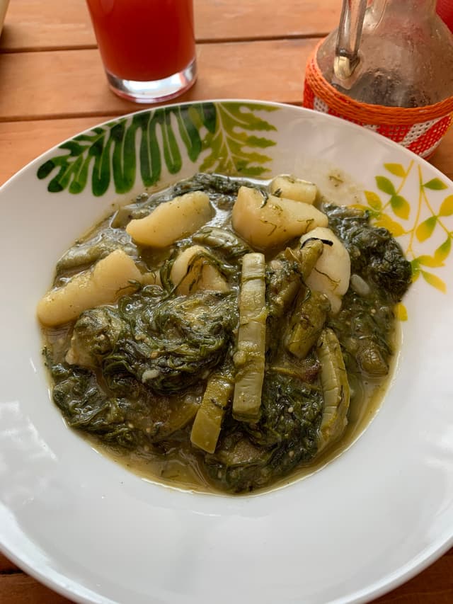 Photo du plat “Romeritos en Salsa Verde”