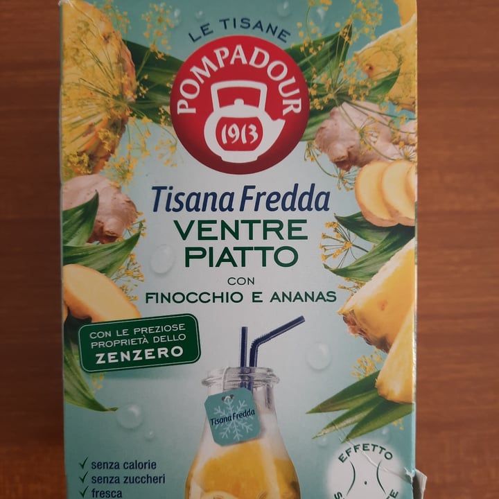 photo of Pompadour Tisana fredda ventre piatto finocchio ananas e zenzero shared by @paolaink on  14 Mar 2022 - review