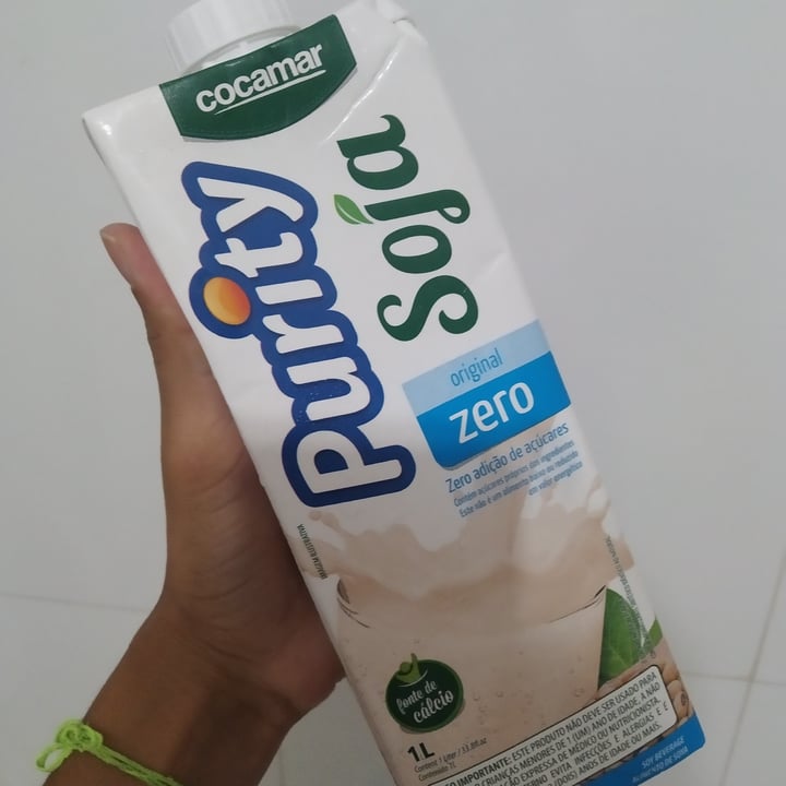 photo of Cocamar Purity Leite De Soja shared by @fisiovegana on  29 Apr 2022 - review