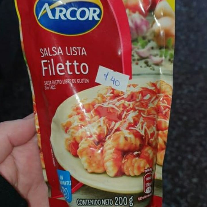 photo of Arcor Salsa Lista Filetto shared by @juliocruz09 on  01 Sep 2020 - review
