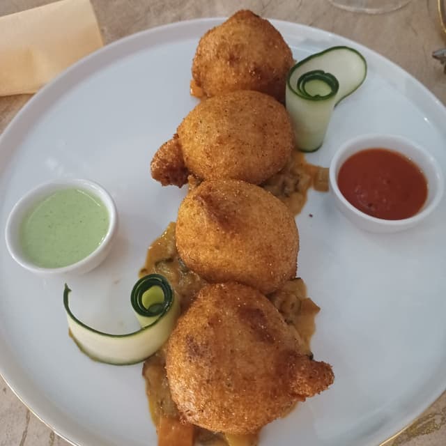 Foto del plato “Un volo tra le nuvole”