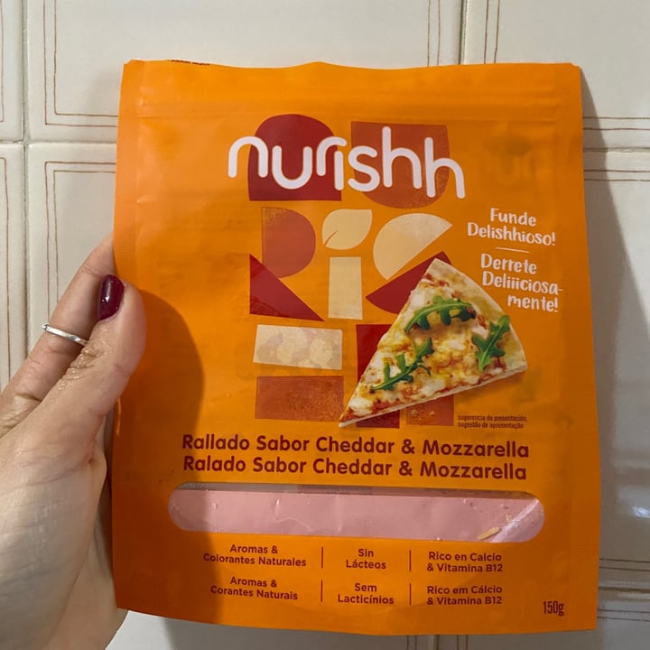 photo of Nurishh Cheddar & Mozzarella Style Blend shared by @vegainz12 on  07 May 2022 - review