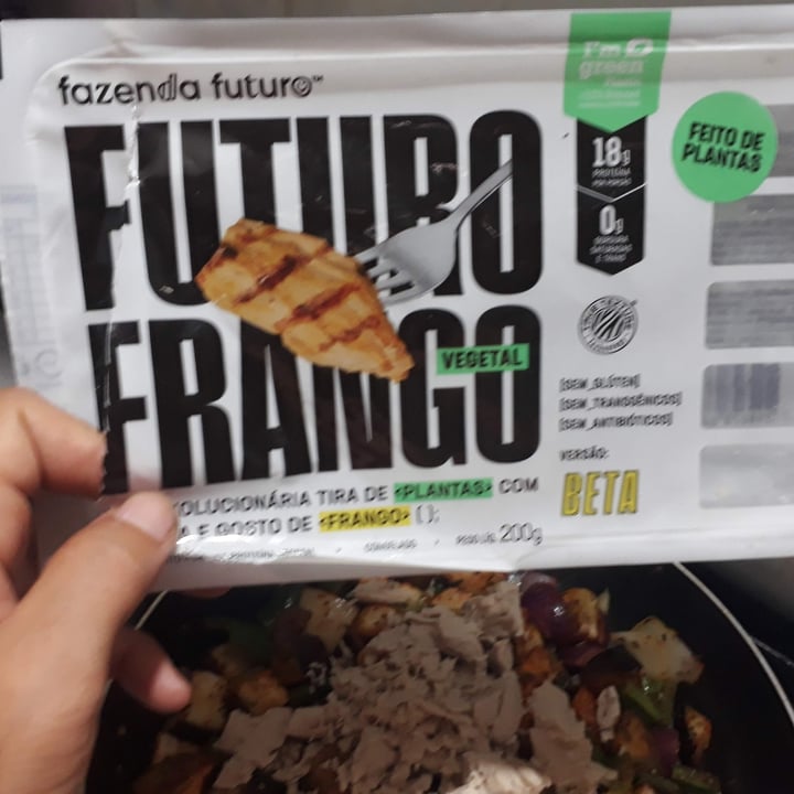 photo of Fazenda Futuro - Future Farm Futuro Frango shared by @veganeandoando on  01 Feb 2021 - review