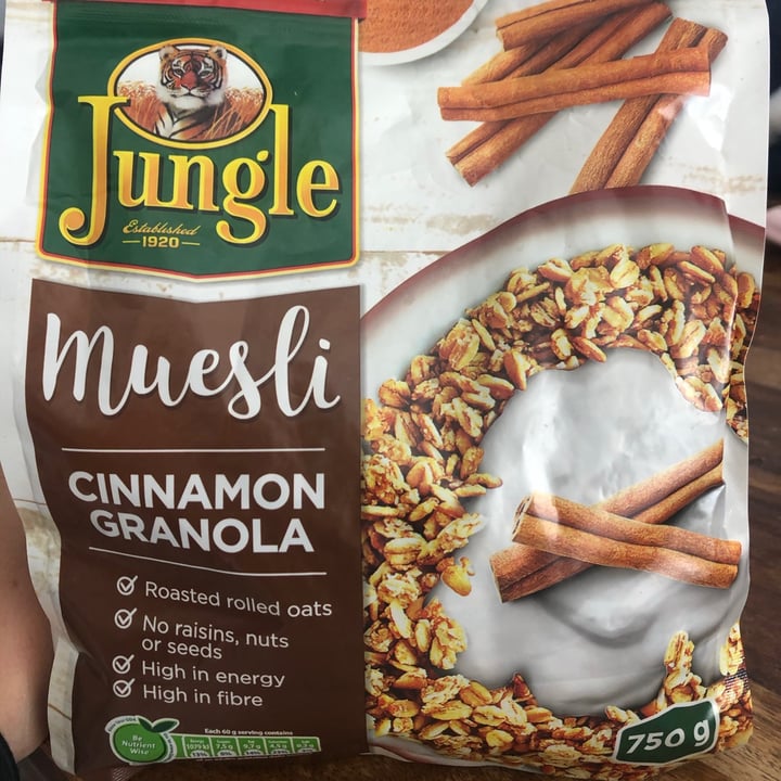 photo of Jungle Oats Cinnamon Granola shared by @tazzwaite on  31 Aug 2020 - review