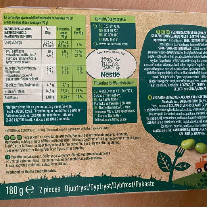 review photo of Hälsans kök Sensational sausage shared by @miniribeiro on 01 May 2022 - review