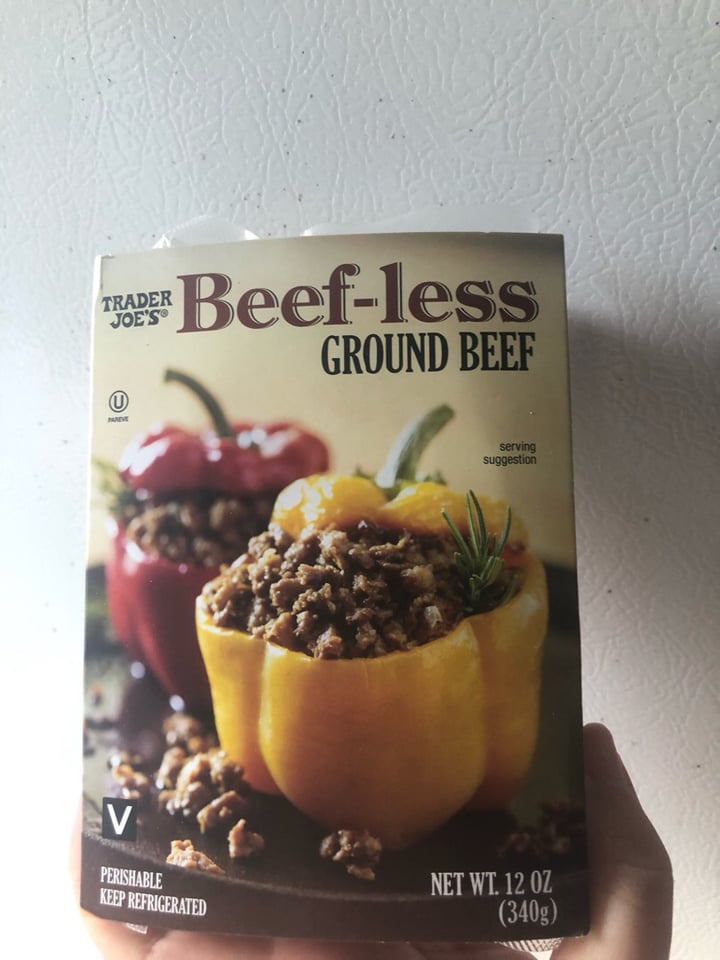 photo of Trader Joe's Beef-less Ground Beef shared by @macks on  24 Nov 2019 - review