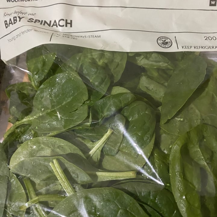 photo of Woolworths Food Baby Spinach shared by @andrew309 on  18 Nov 2022 - review